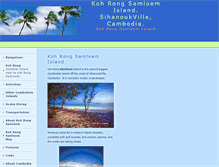 Tablet Screenshot of koh-rong-samloem-cambodia.com
